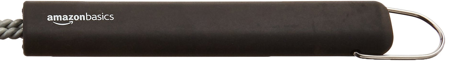 Amazon Basics Cepillo triangular para parrilla, 30,5 cm, Bronce, Plata, Negro