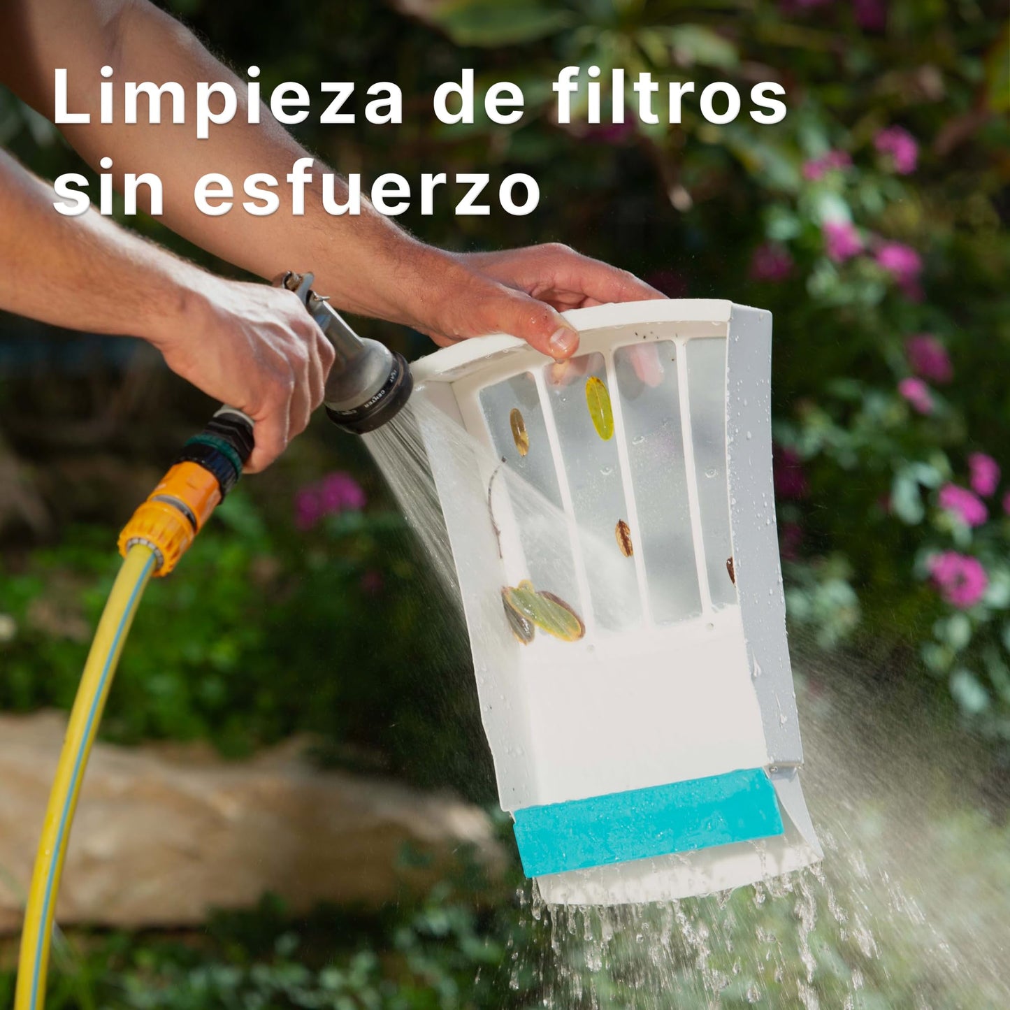 Dolphin Robot de Piscina Skimmi con conexión Bluetooth: Limpia la Superficie del Agua con sensores Inteligentes de Carga Solar – Skimmer Flotante