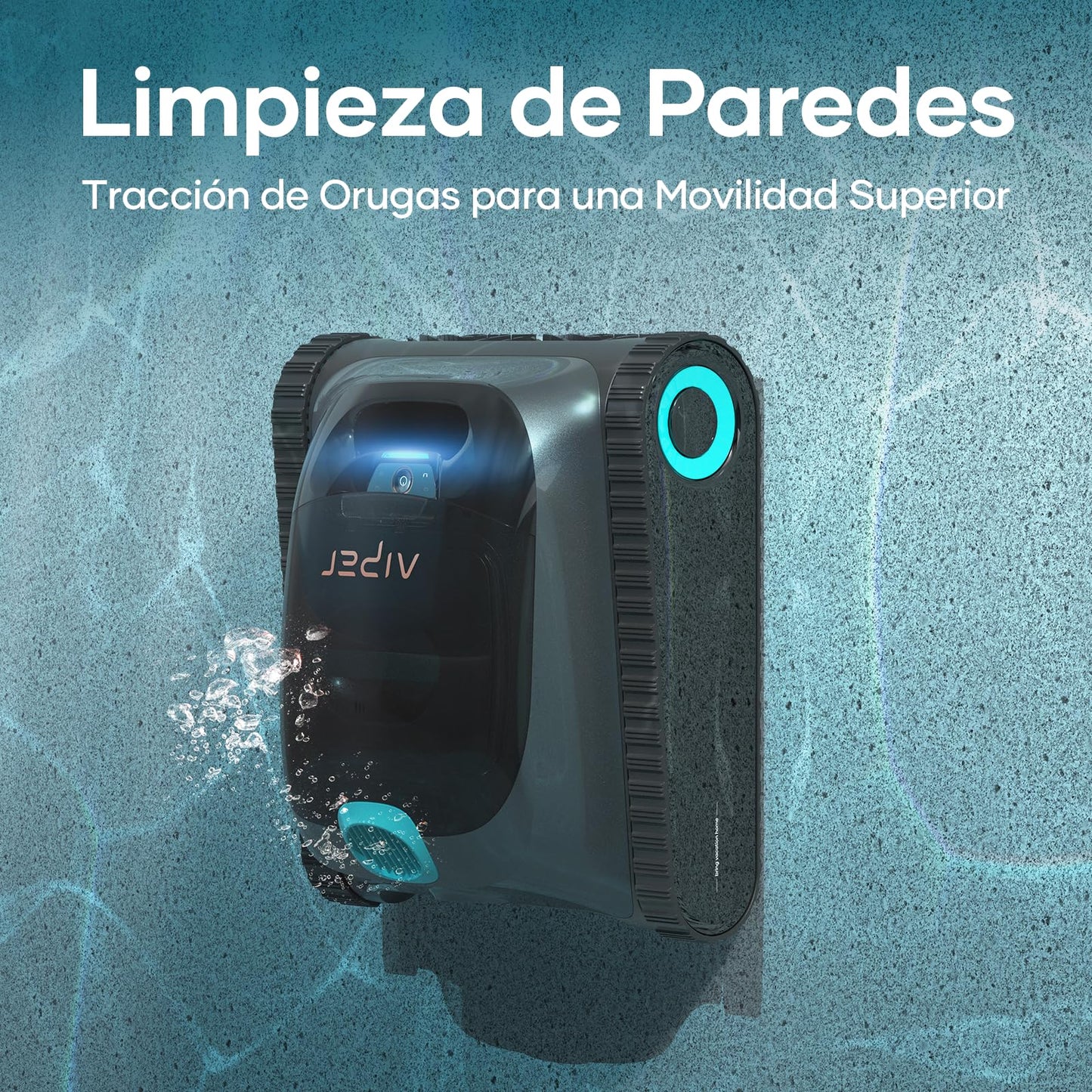 AIPER Scuba S1 2025 Robot Piscina Limpiafondos y Paredes,Aspirador Piscinas Fondos con Batería Mejorada 180 min,Filtración Ultrafina + App y OTA,para Piscinas hasta 150 m²