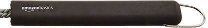 Amazon Basics Cepillo triangular para parrilla, 30,5 cm, Bronce, Plata, Negro