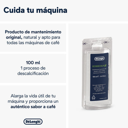 De'Longhi Ecodecalk DLSC101 - Descalcificador ecológico, 100 ml